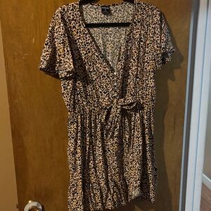 Leopard Hurley Summer dress